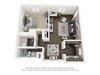 1 bedroom 1 bathroom Floor Plans A1 1 bedroom 1 bathroom Floor Plans A1 at The Retreat at St Andrews